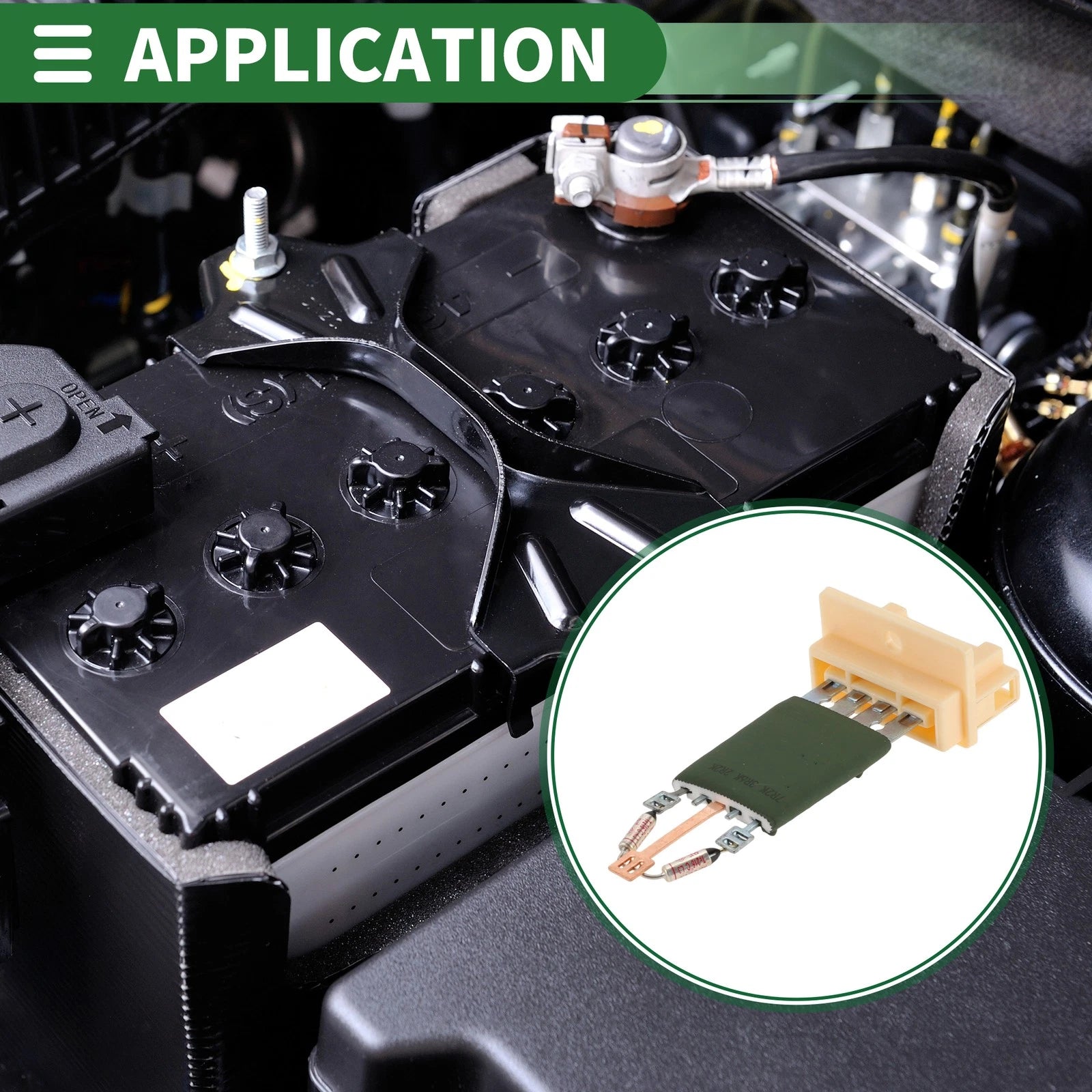 HVAC Blower Motor Resistor No.A0018206960 for Mercedes-Benz W163 (1998–2005)