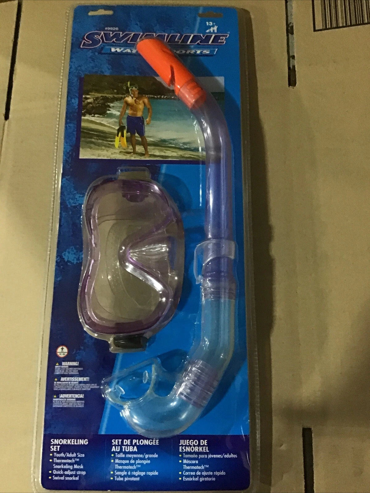 Snorkel Mask & Set for Solstice Swimline 9926 (New Old Stock)
