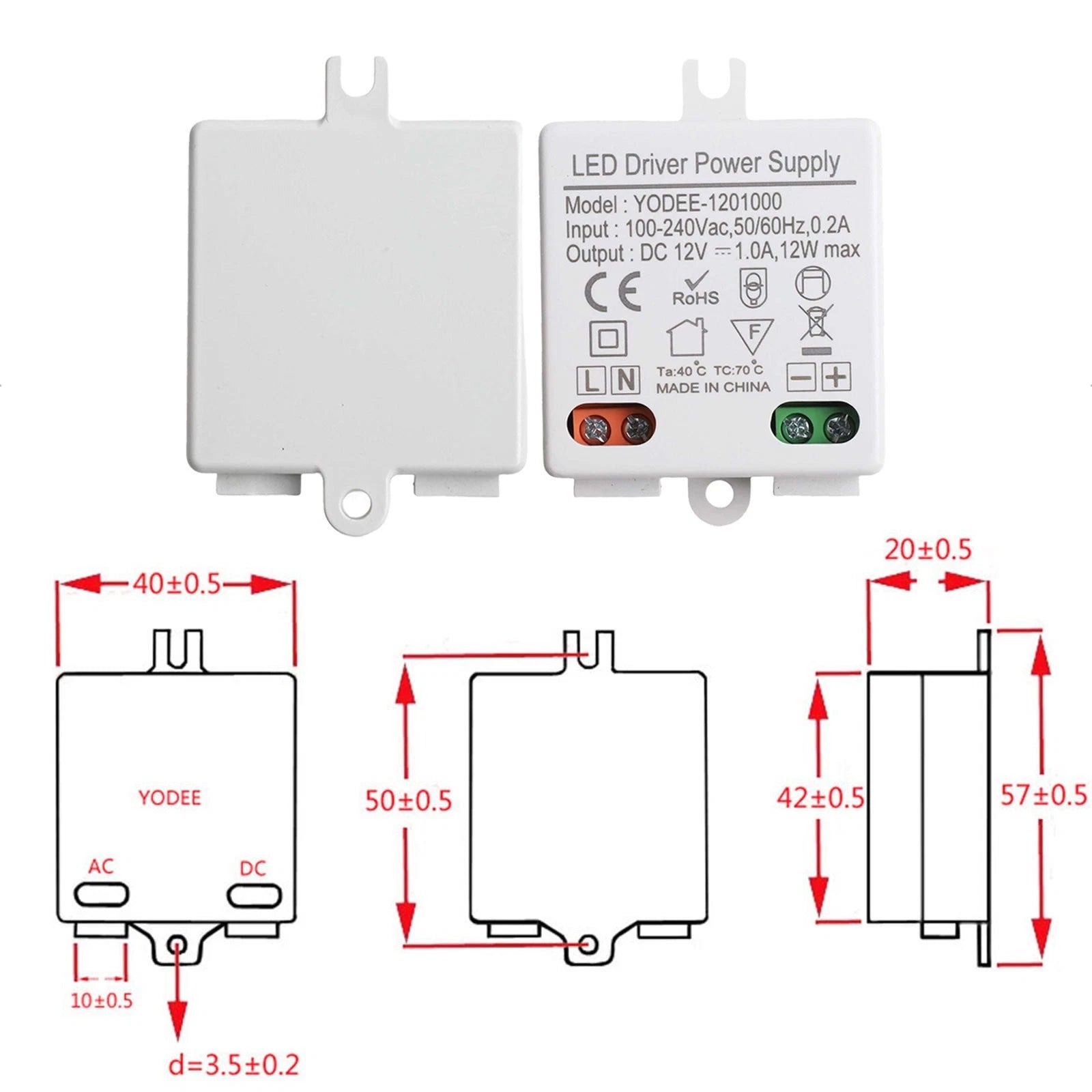 12V LED Driver Power Supply Unit for Reliable Performance