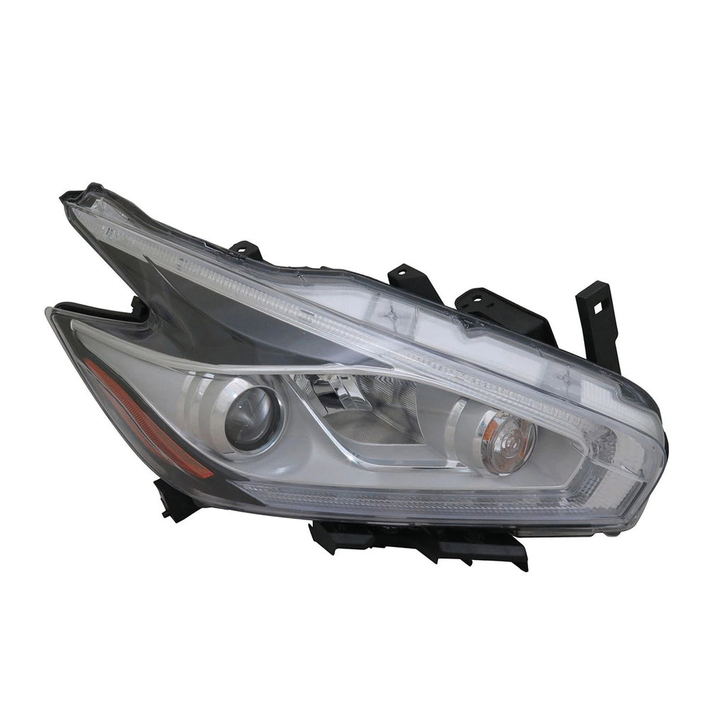 Replacement Passenger Side Halogen Headlight Assembly for 2015-2016 Nissan Murano