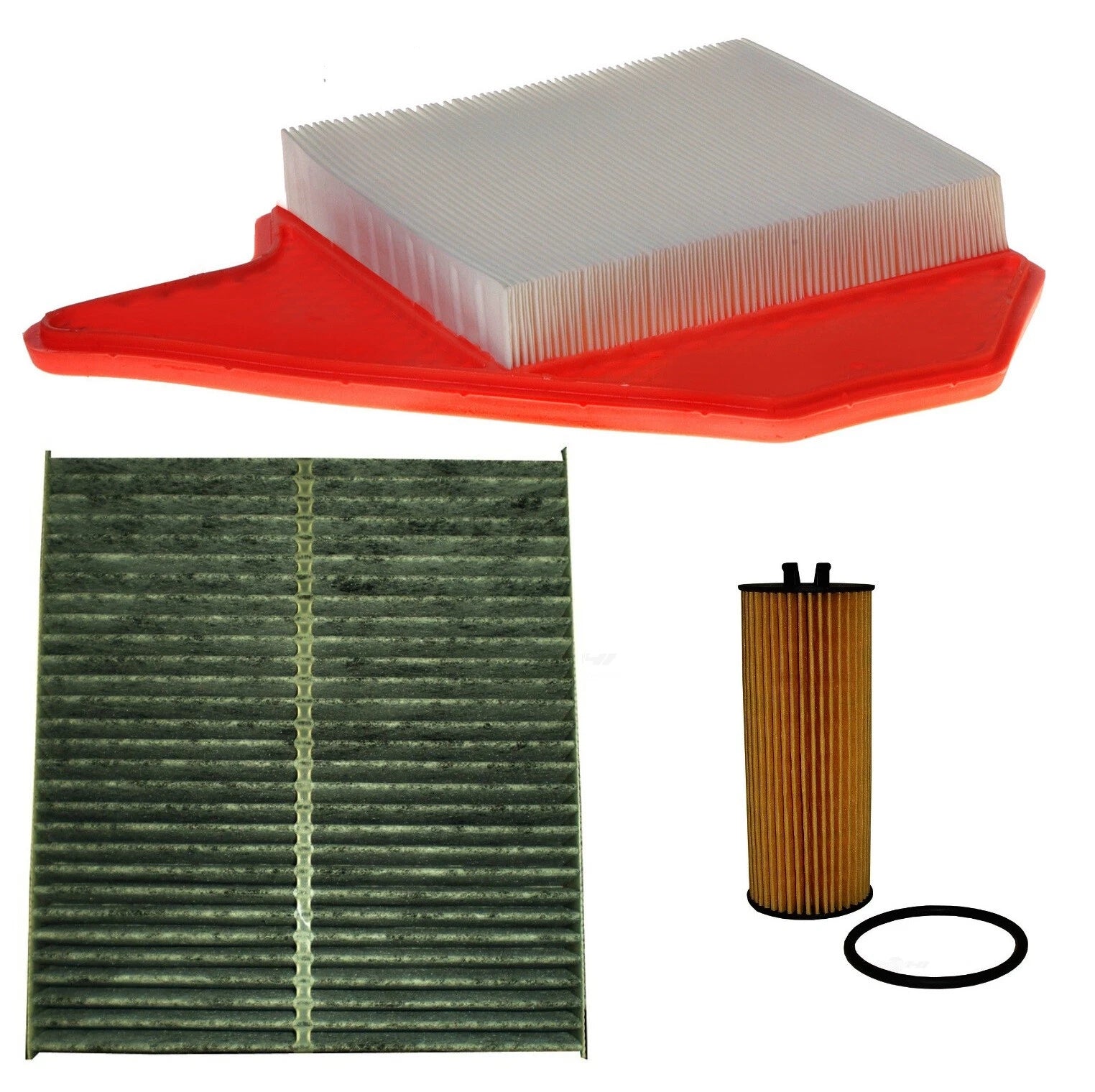 ACDelco Engine Oil Air Carbon Cabin Filter Service Kit for Chrysler Dodge 3.6 V6 (2011–2023)