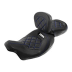 Driver Passenger Seat Backrest Pad for Harley Street Glide (2009–2023)