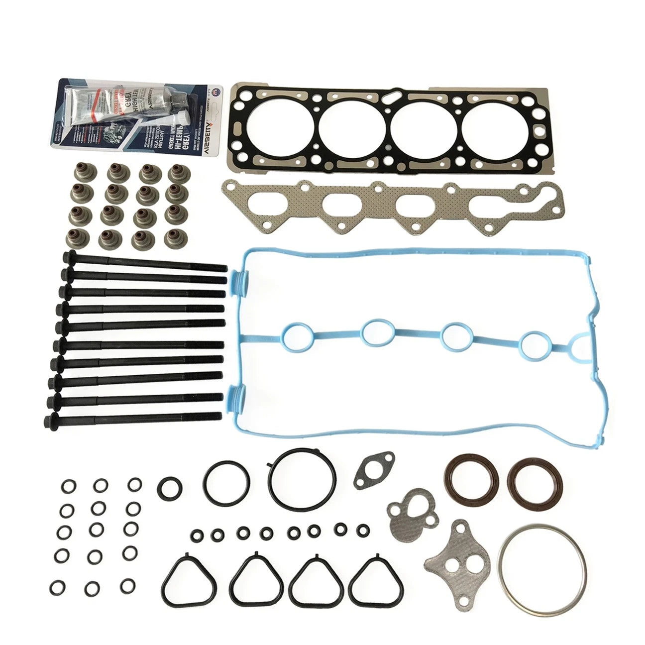 Head Gasket Bolts Set & Timing Belt Water Pump Kit for Chevrolet Aveo (2006–2008)
