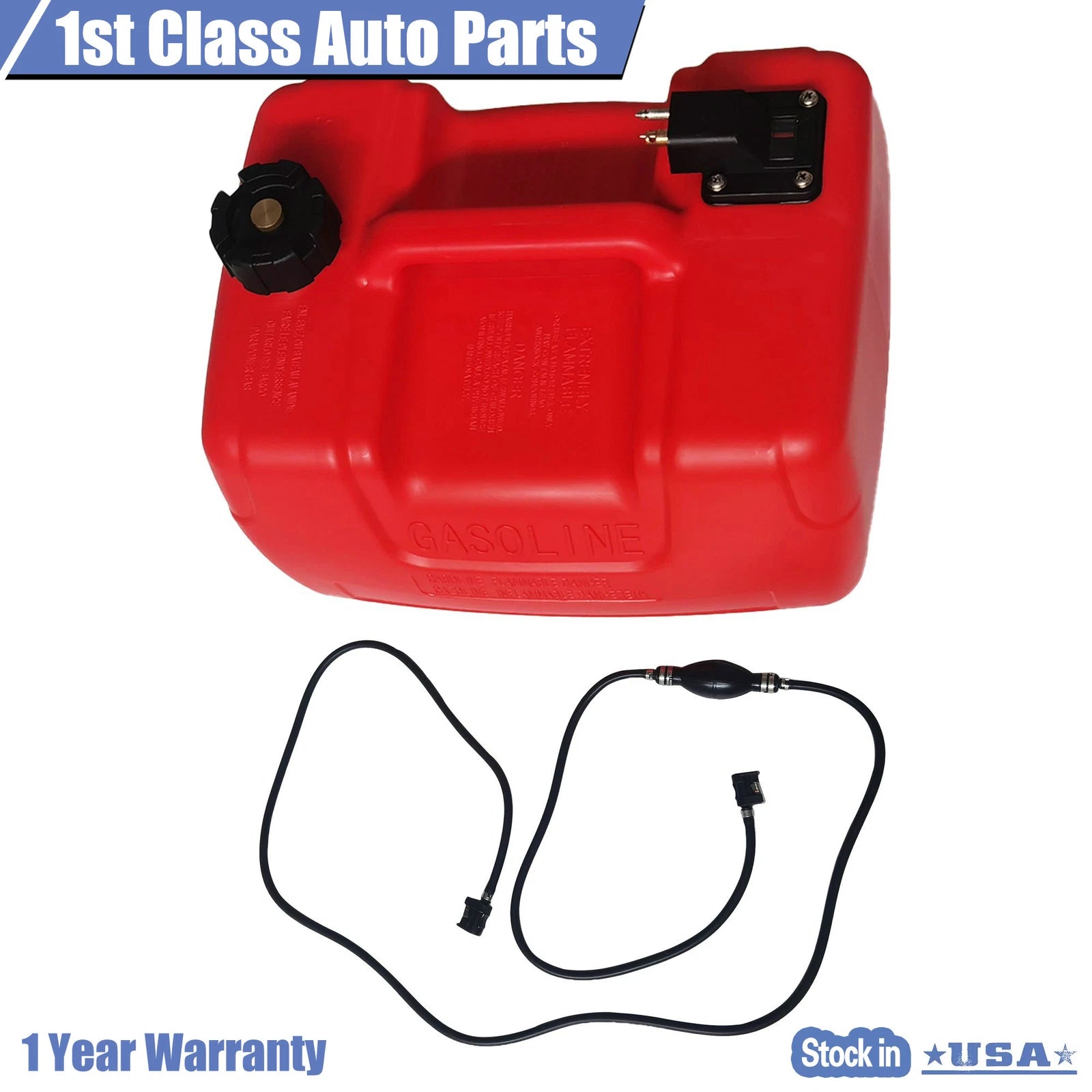 3.2 Gallon Portable Marine Fuel Tank for Outboard Boat Motor (12L)