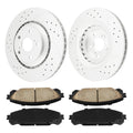 Front Drilled Slotted Rotors for Lexus RX 350 (2010–2015)
