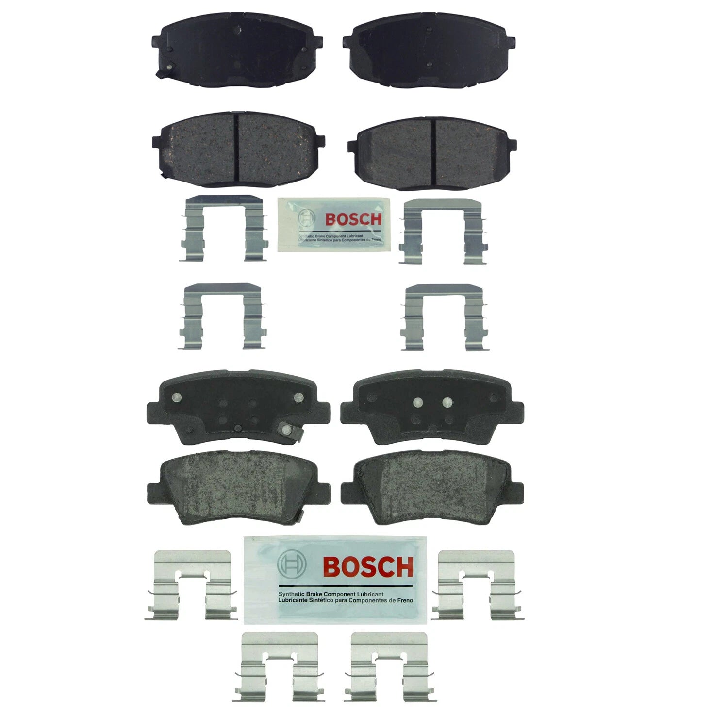 Bosch Blue Ceramic Disc Brake Pad Kit for Kia Soul Hatchback (2014–2016)