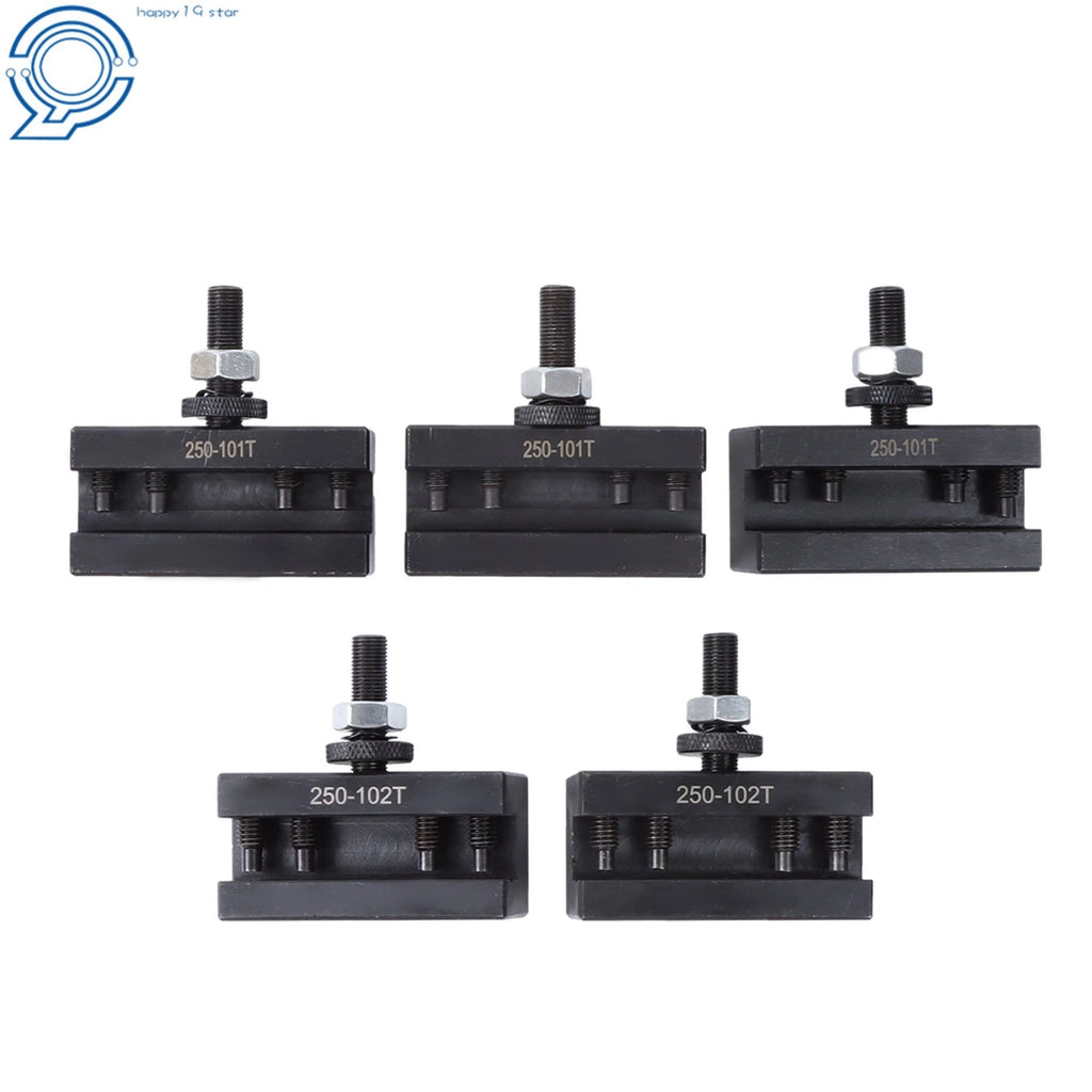 Set of 5 Lathe Tools for Metal Turning