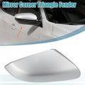 Right Side Mirror Corner Triangle Cover for Honda Civic (2016–2019) Silver Tone