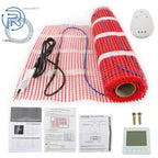 Electric Radiant Floor Heating Mat Kit for Under Tile (20 Sqft, 120V)