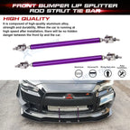 Front Bumper Splitter Support Bars for Dodge Charger Challenger (2015-2023)