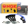 Set of 4 NGK V-Power Spark Plugs for Mazda Protege ES 1.8 L4 (1999–2000)