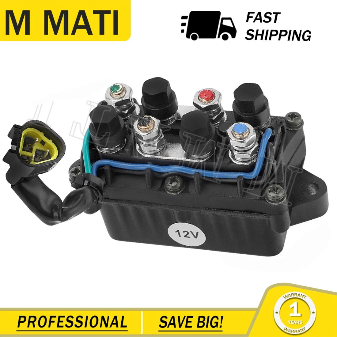 Tilt Trim Relay for Yamaha Outboard Motors (1993-On) 61A-81950-00-00, TRM6002