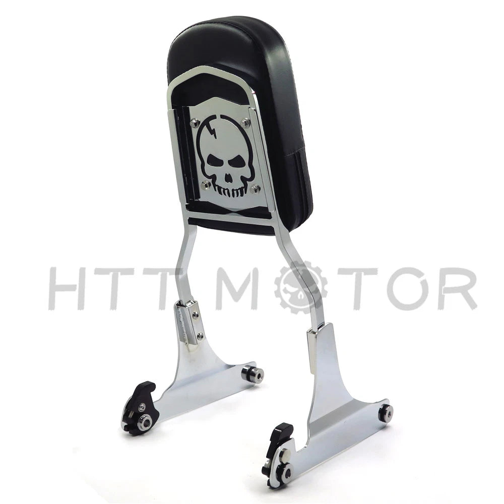Chrome Detachable Sissy Bar Backrest for Harley Softail FLSTN FLSTF (2000–2023)