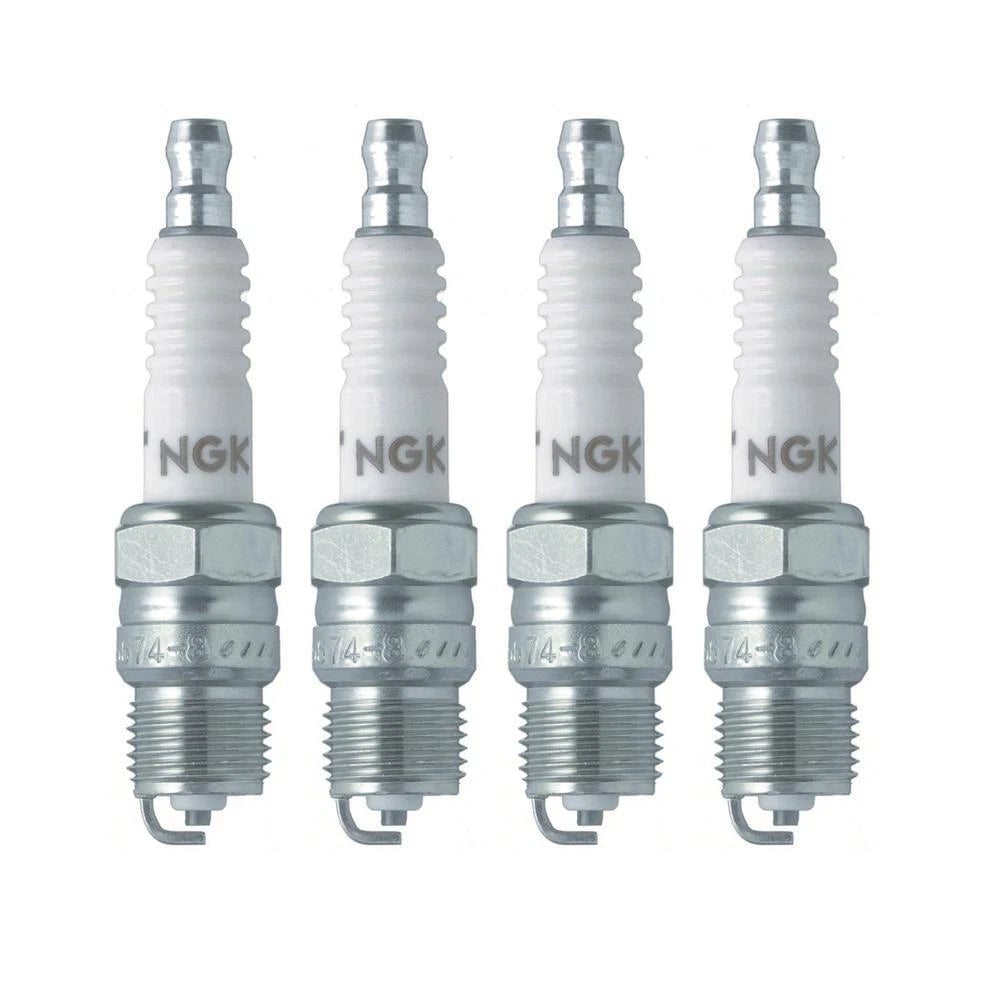 Set of 4 NGK Racing Spark Plugs (Gap 0.020) for