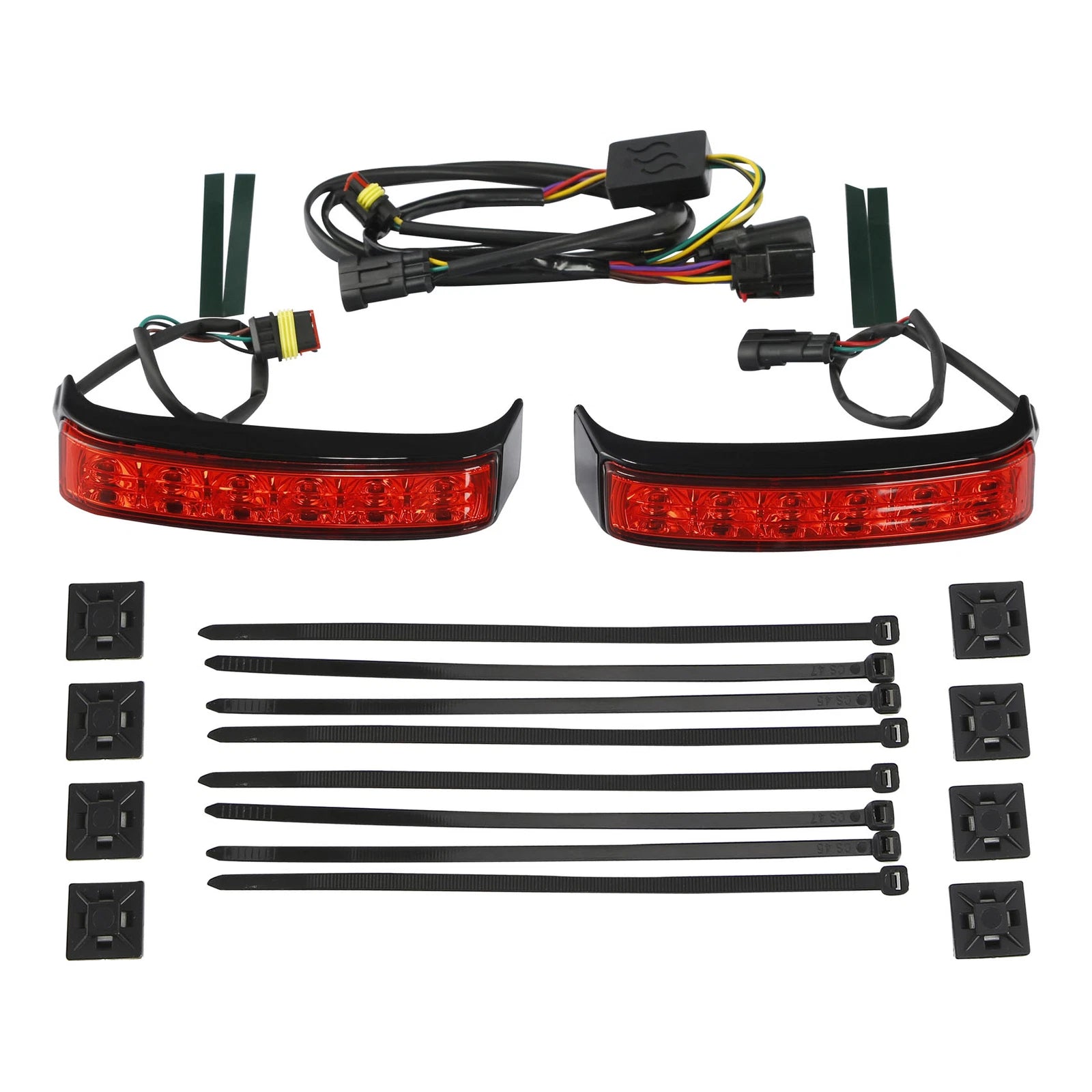 LED Saddlebag Red Run Brake Turn Light for Harley Touring FLTRU (2014–2024)