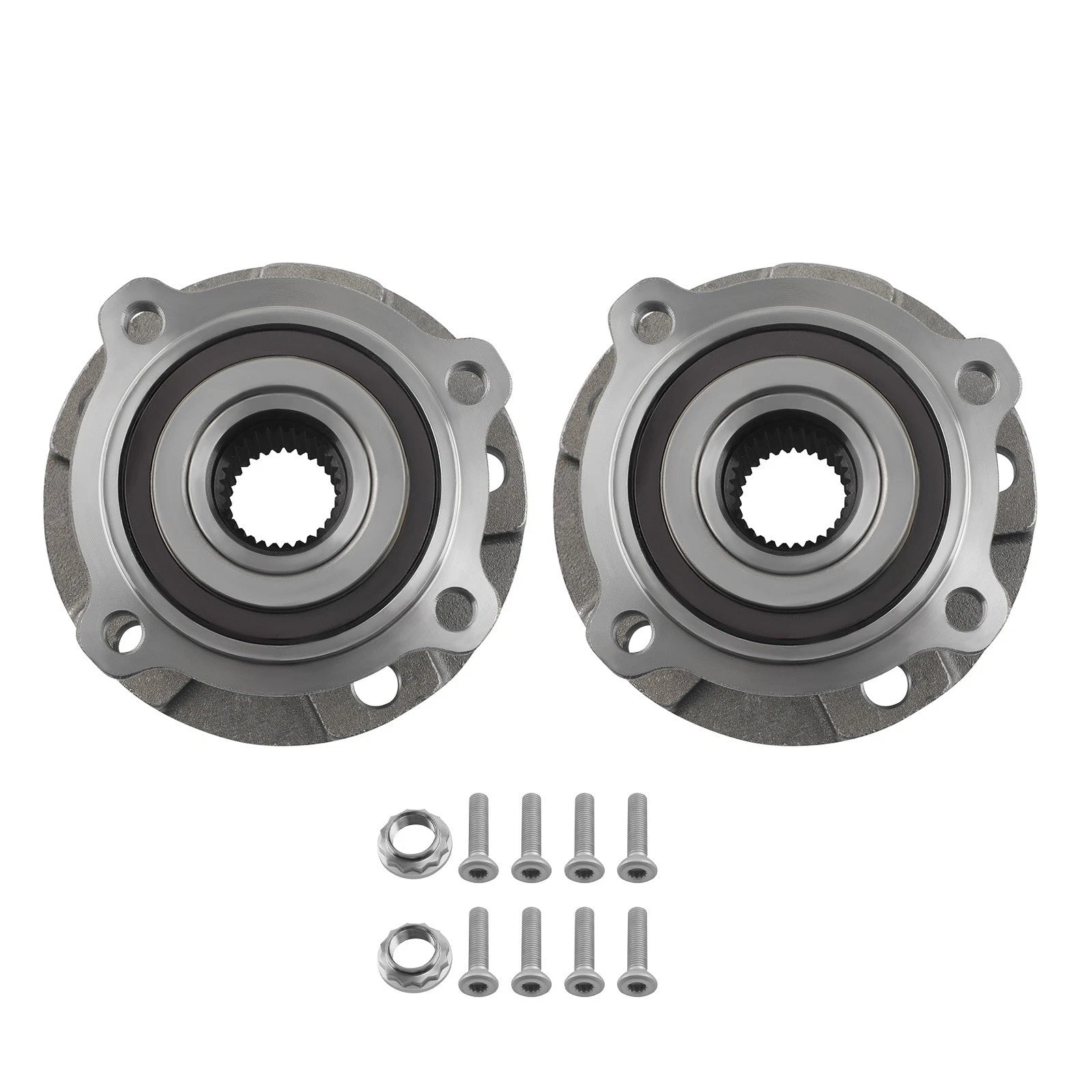 2X Front Wheel Bearing Hub Assembly for BMW X5 X6 (2007-2013)