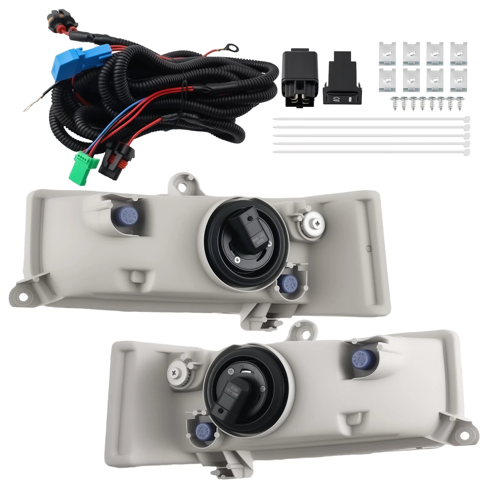 Fog Light Set for Toyota Camry (2005–2006) 8122006040 8121006040 Clear Lens