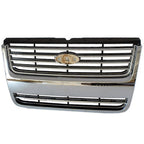 Replacement Chrome Plastic Front Grille for Toyota Hilux (2015–2020)