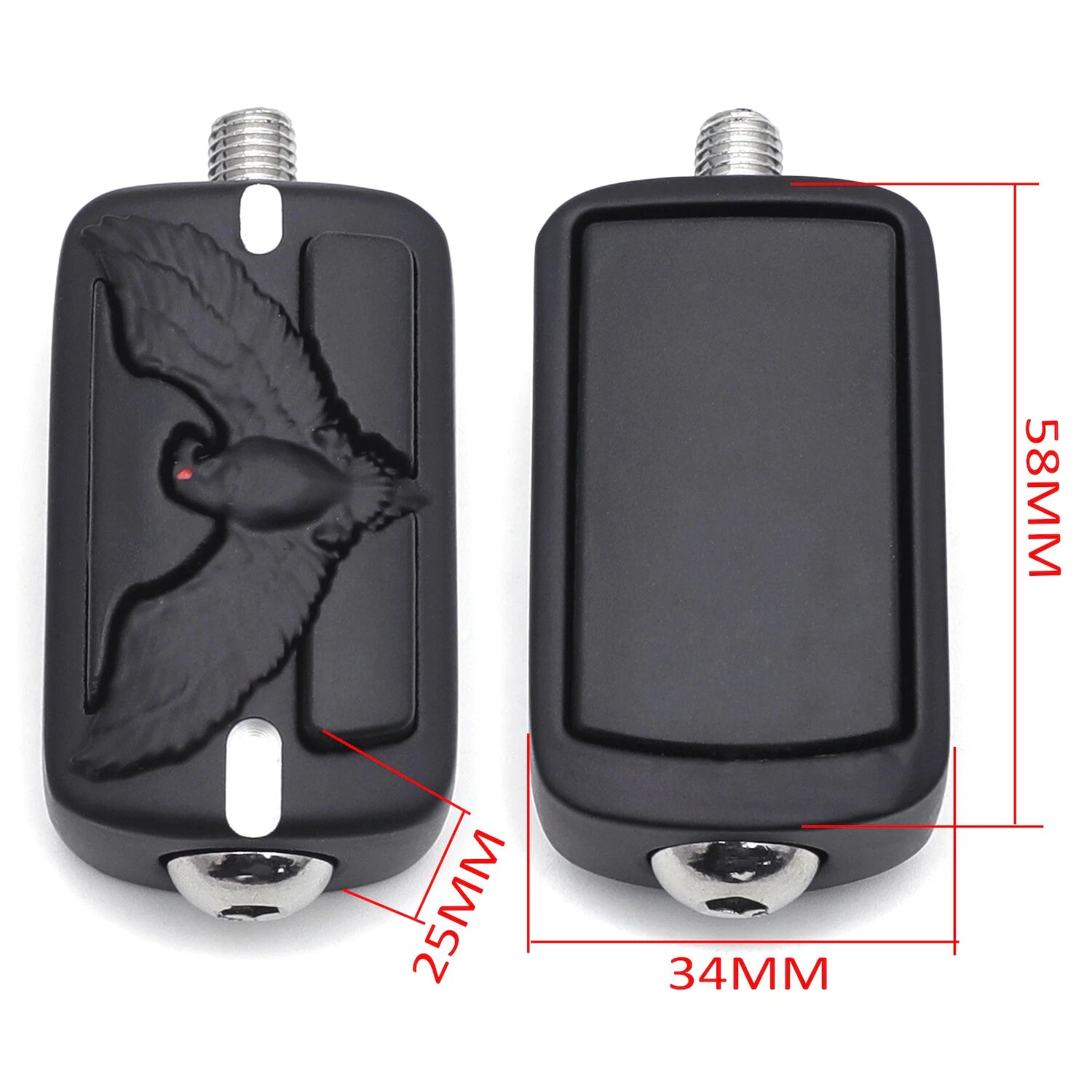 HTTMT Black Eagle FootPeg Shifter Peg for Harley Street Bob FXDB (2012–2017)