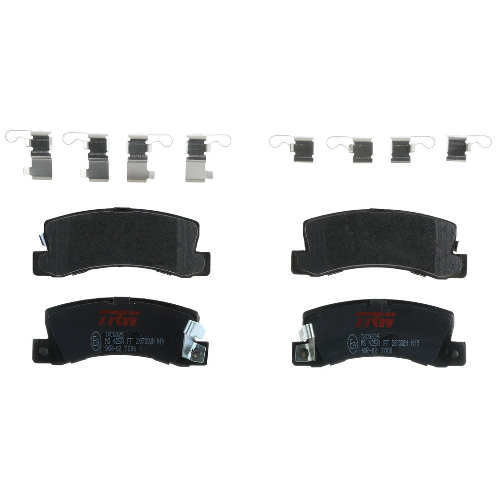 Set of 4 Disc Brake Pads for Toyota Camry (1988–1999)