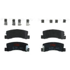 Set of 4 Disc Brake Pads for Toyota Camry (1988–1999)