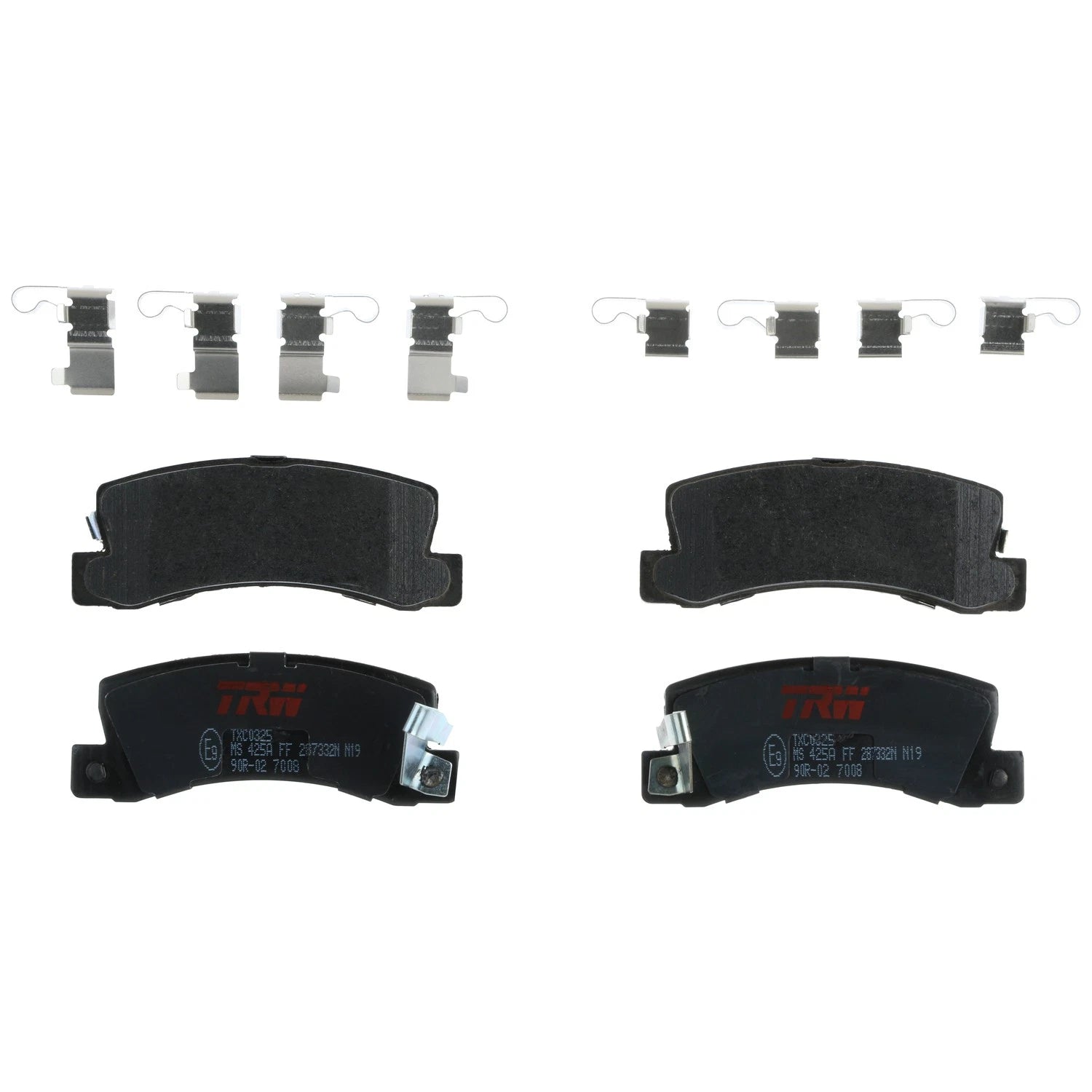 Set of 4 Disc Brake Pads for Toyota Camry (1988–1999)