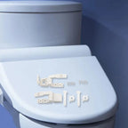 Toilet Hinge Kit for - Plastic Construction, Tools Included