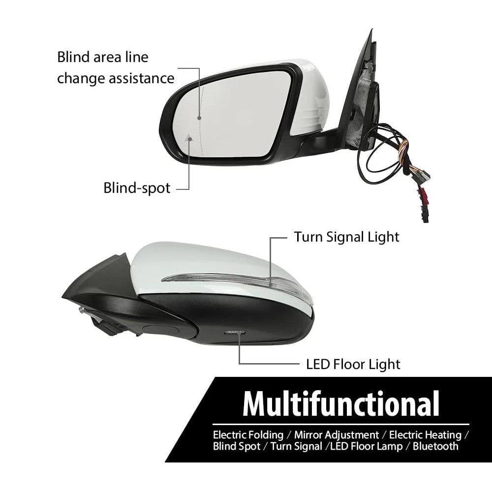 Heated Blind Spot Side Mirrors for Mercedes GLC Class GLC300 (2016–2021)