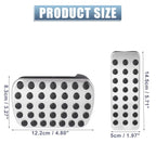 2 x Gas Brake Pedal Pads Covers for Mercedes-Benz GLE GLS ML GL 350 (2013-2019)