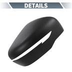 Pair Rearview Mirror Cover Overlay Matte Black for Nissan Navara NP300 (2015–2018)