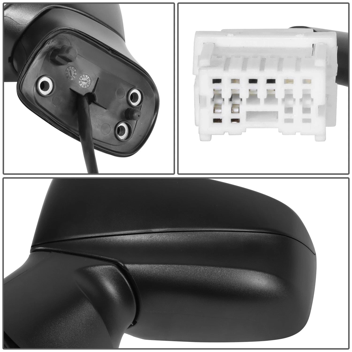 Power Heated Glass Side Door Mirror for Scion FR-S (2013–2016)