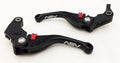ASV F3 Black Shorty Folding Brake Clutch Levers for BMW S1000R/RR (All Years)