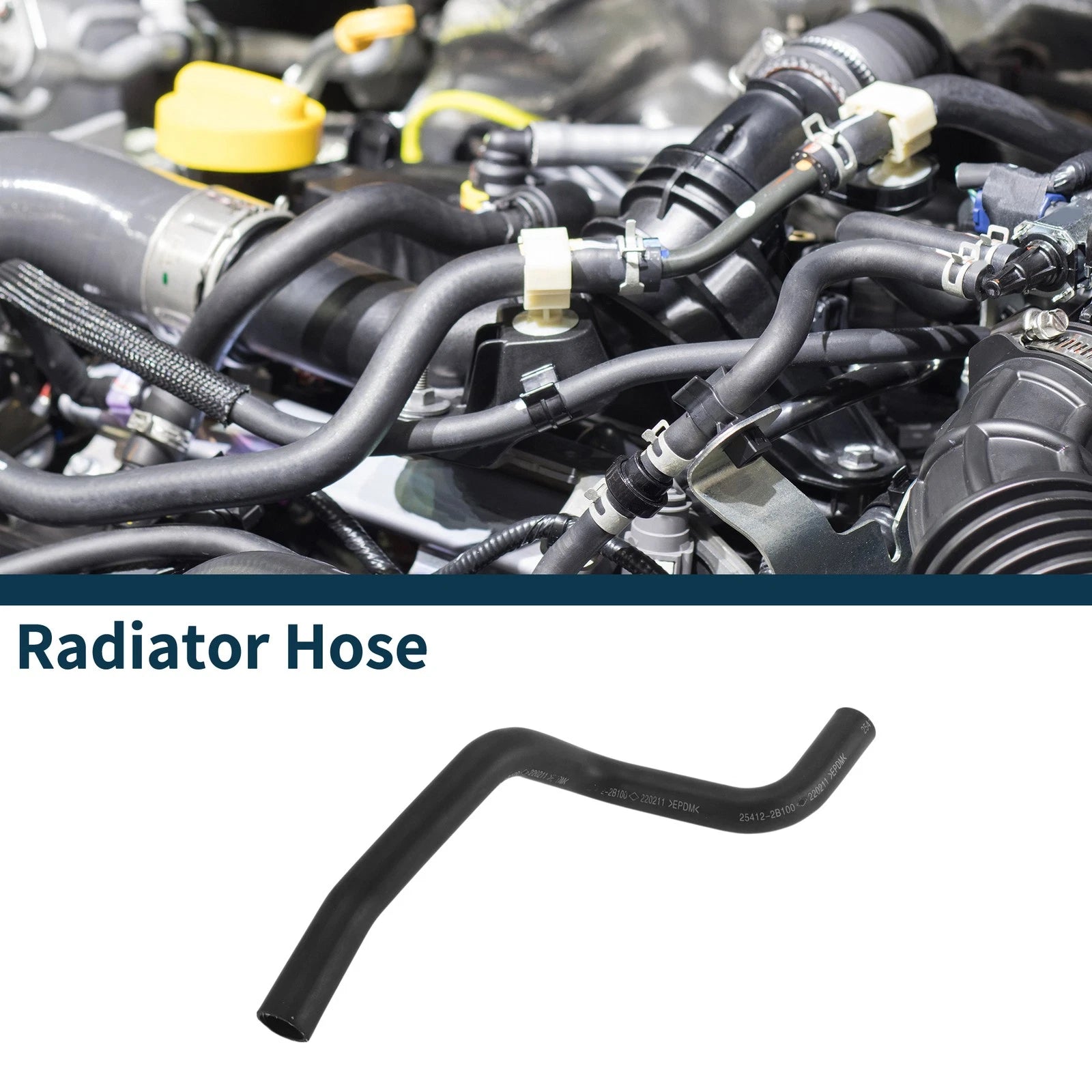 Radiator Hose No. 254112B100 for Hyundai Santa Fe (2006) Rubber