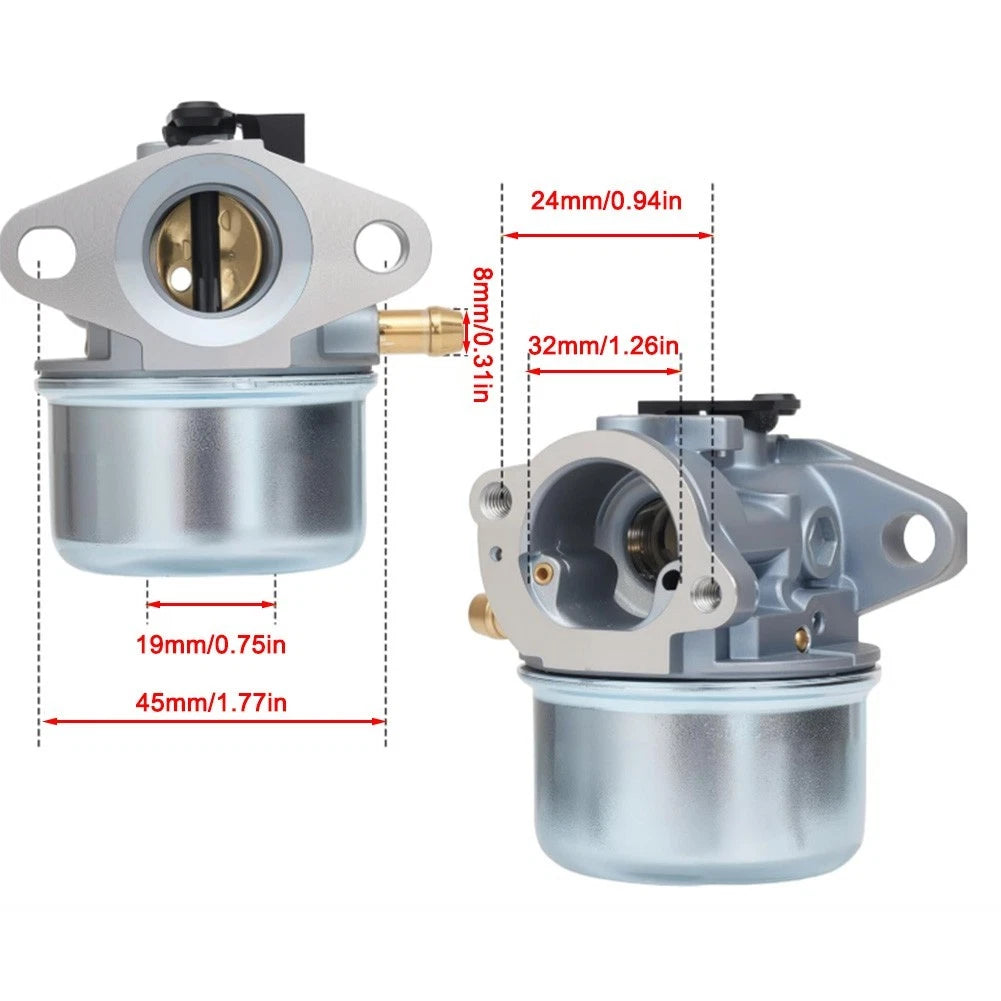 Carburetor Assembly for Model 799868 Lawn Mowers (with Air Filter & Gaskets)