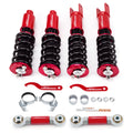 Adjustable Coilovers with Rear Toe Arms for Honda Civic CRX (1988–1991)