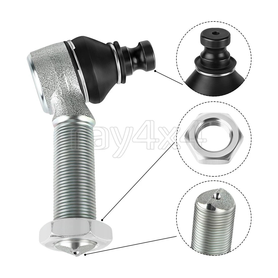 Adjustable Ball Joints (Pair) for Polaris RZR 570 (2012–2022) / RZR 800 (2008–2014)