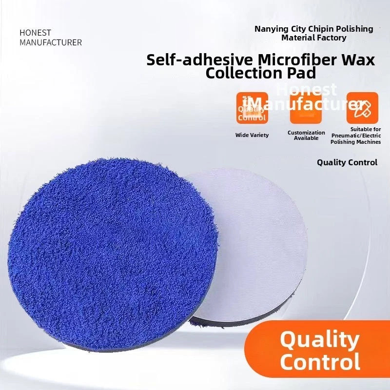 Microfiber Polishing Sponge Wax Collector Pad for Car Boat Motorbike