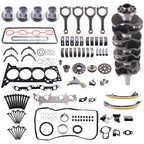 Engine Rebuild Piston Gasket Timing Kit & Crankshaft Rod for Toyota 2TR-FE