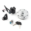 Fuel Gas Cap Ignition Switch Lock Set for Honda VT250 MC20 CB400 CB-1 (1989–1998)