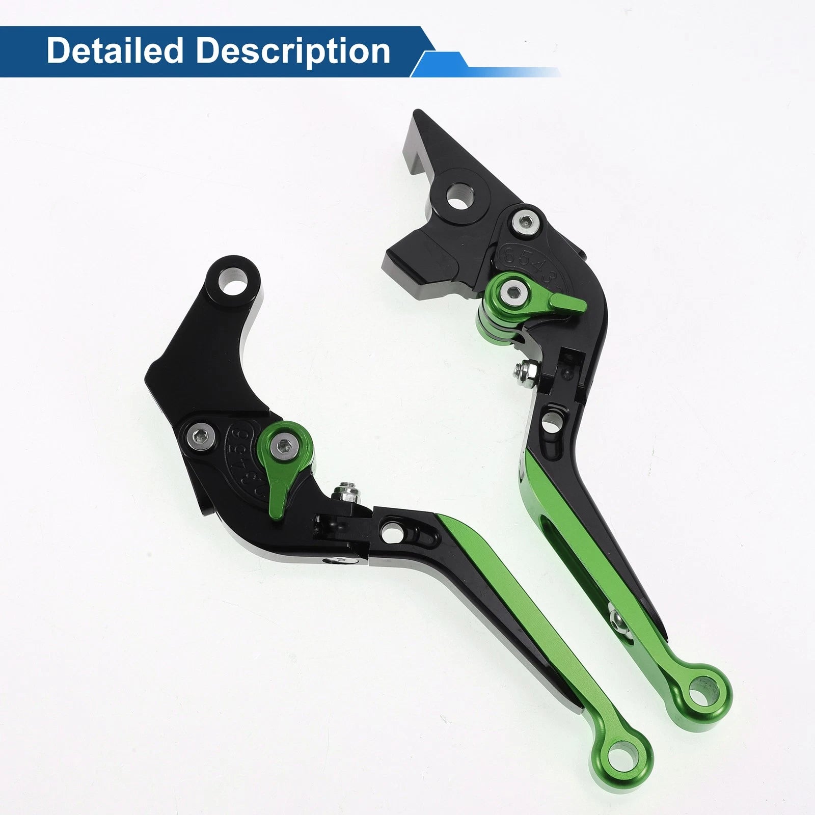 Adjustable Brake Clutch Levers for Suzuki GSXR150 (2017–2020) Black Green