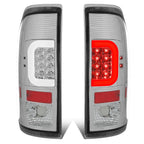 LED C-Bar Tail Brake Light Lamp Chrome for Ford F250 F150 (1999–2007)