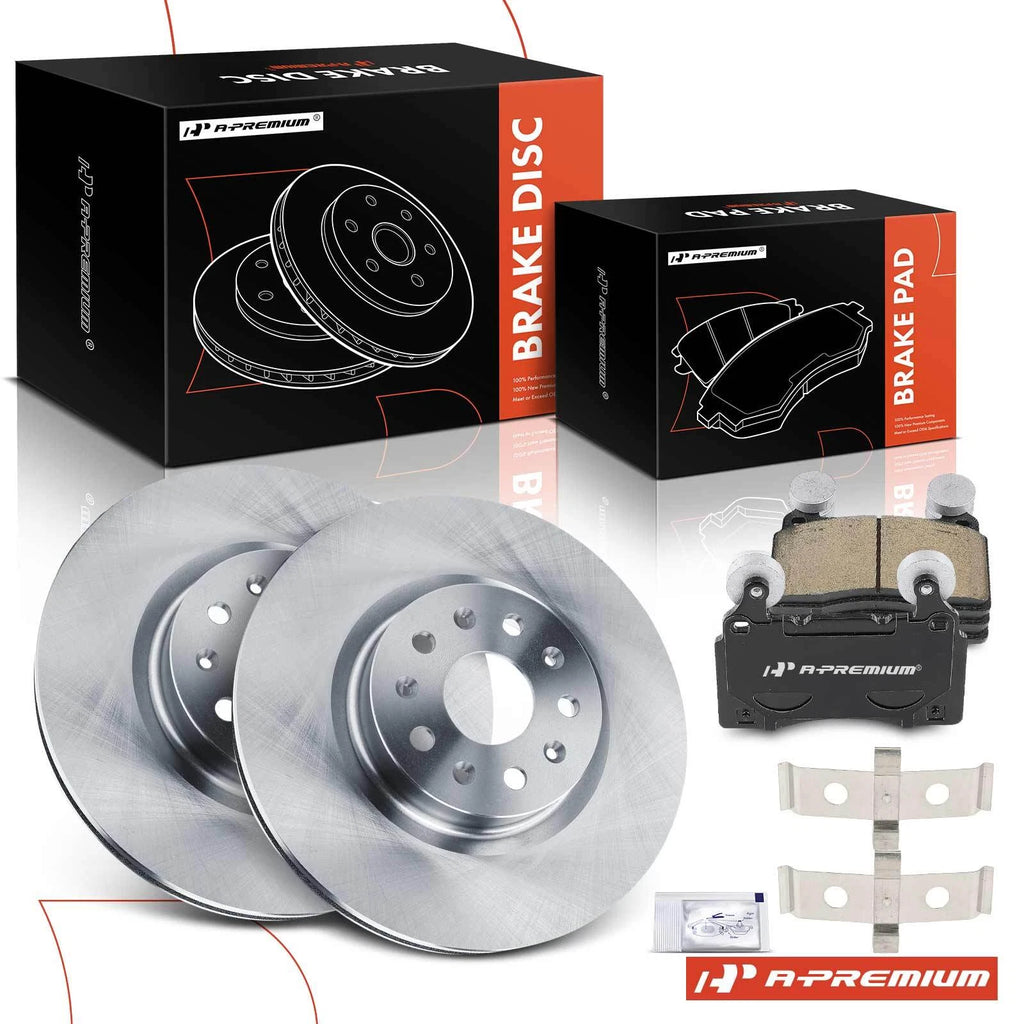 Front Disc Brake Rotors & Ceramic Pads for Chevy Camaro (2016–2019, 2022)