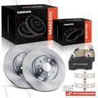 Front Disc Brake Rotors & Ceramic Pads for Chevy Camaro (2016–2019, 2022)