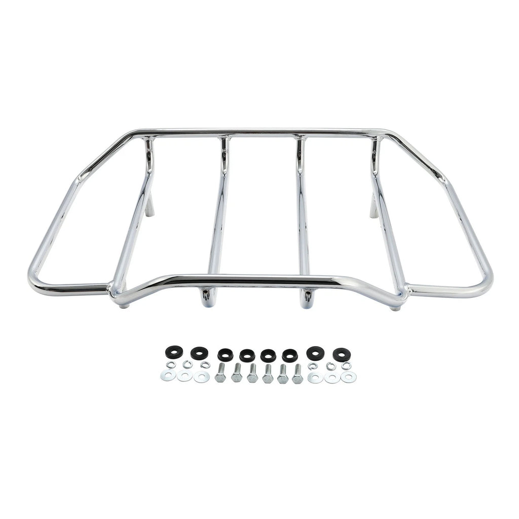 Chrome Trunk Top Luggage Rack for Harley Touring Road Glide (2014–2023)