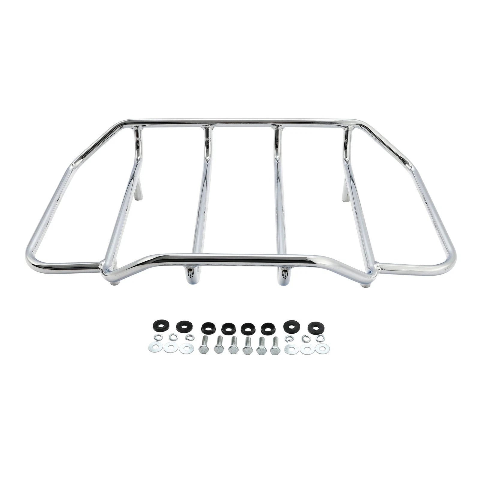 Chrome Trunk Top Luggage Rack for Harley Touring Road Glide (2014–2023)