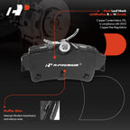 Rear Disc Brake Rotors & Pads & Caliper for Ford Mustang