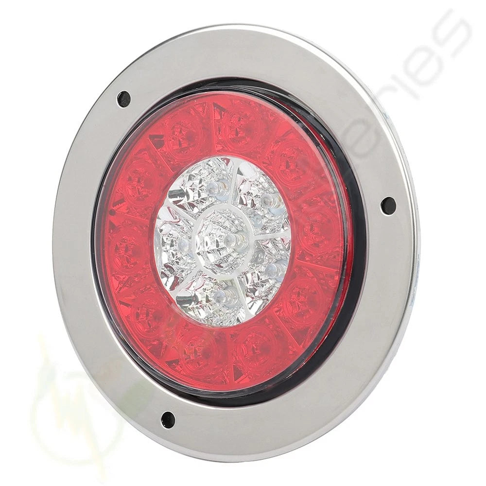 2X 6 Inch Red Side Turn Signal Light for Pickup Truck