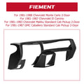 Dash Cover Cap for Chevy Malibu El Camino Monte Carlo GMC Caballero (1981–1988)