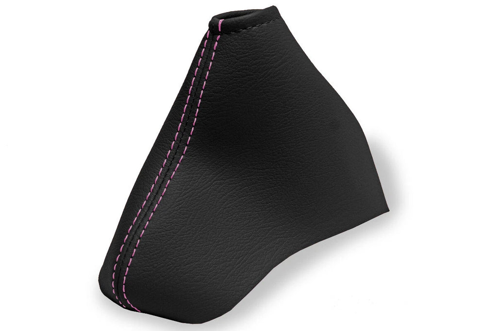 Leather Manual Shift Boot Cover for Chevrolet Cavalier (2000–2005) Pink Stitch