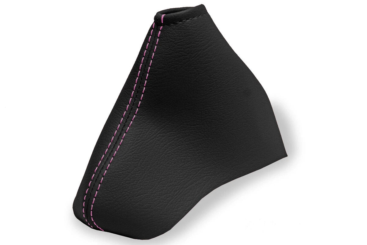 Leather Manual Shift Boot Cover for Chevrolet Cavalier (2000–2005) Pink Stitch
